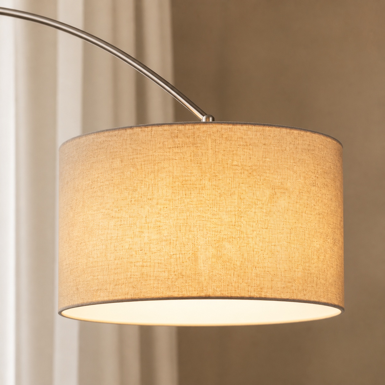 Elara Marble Arc Floor Lamp detail