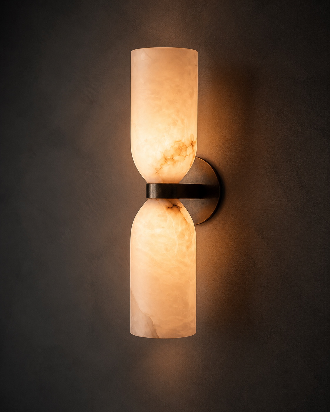 Navarra Alabaster Twin Wall Sconce, view 2