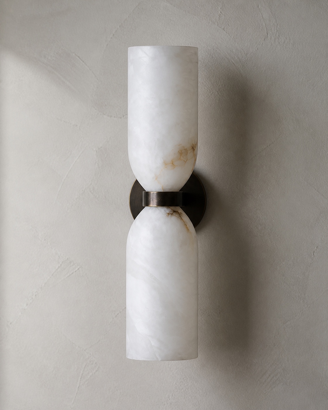 Navarra Alabaster Twin Wall Sconce